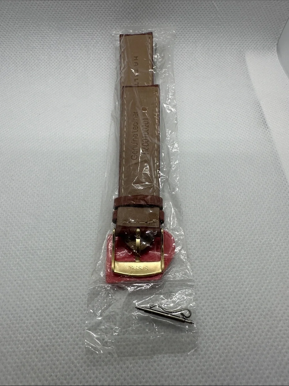 Hamilton Light Brown Leather Watch Strap 20MM H600100201